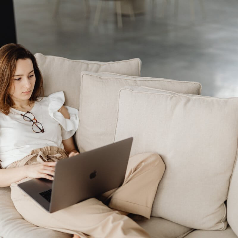 Website designer implementing SEO techniques to improve conversion rates