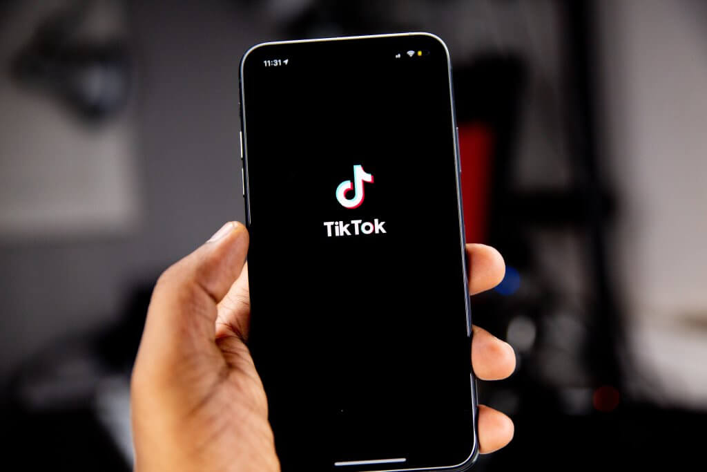 Phone with TikTok App