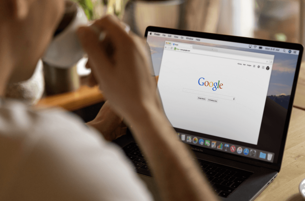 Someone searching on Google.