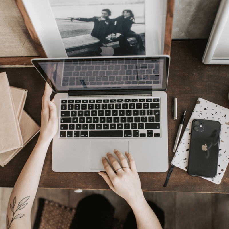 Someone typing on their laptop | Will SEO Be Replaced by AI?